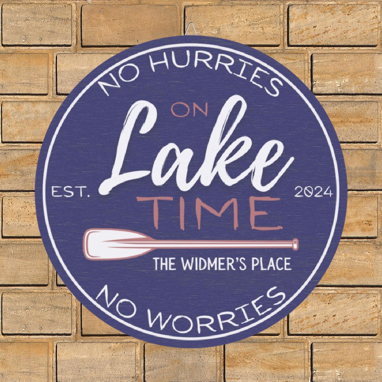 Wood Signs, Personalized Lake Time Wall Art, Customizable Rustic Home Decor, Cabin Sign, Wooden Plaque, Lake House Gift, Handmade Wood Craft